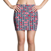 Miranda Floral Stripe Active Mini Skirt