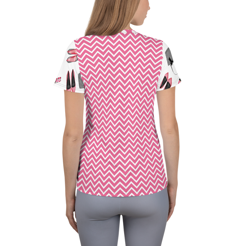 Glamour Girl Squiggly Dot Athletic Top