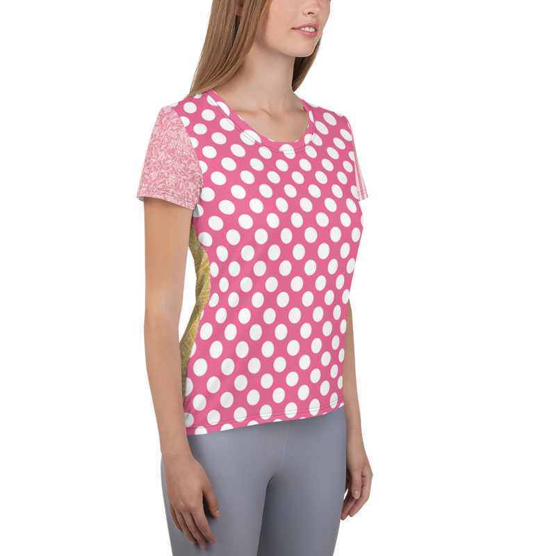 Rose Gold Dot Athletic Top