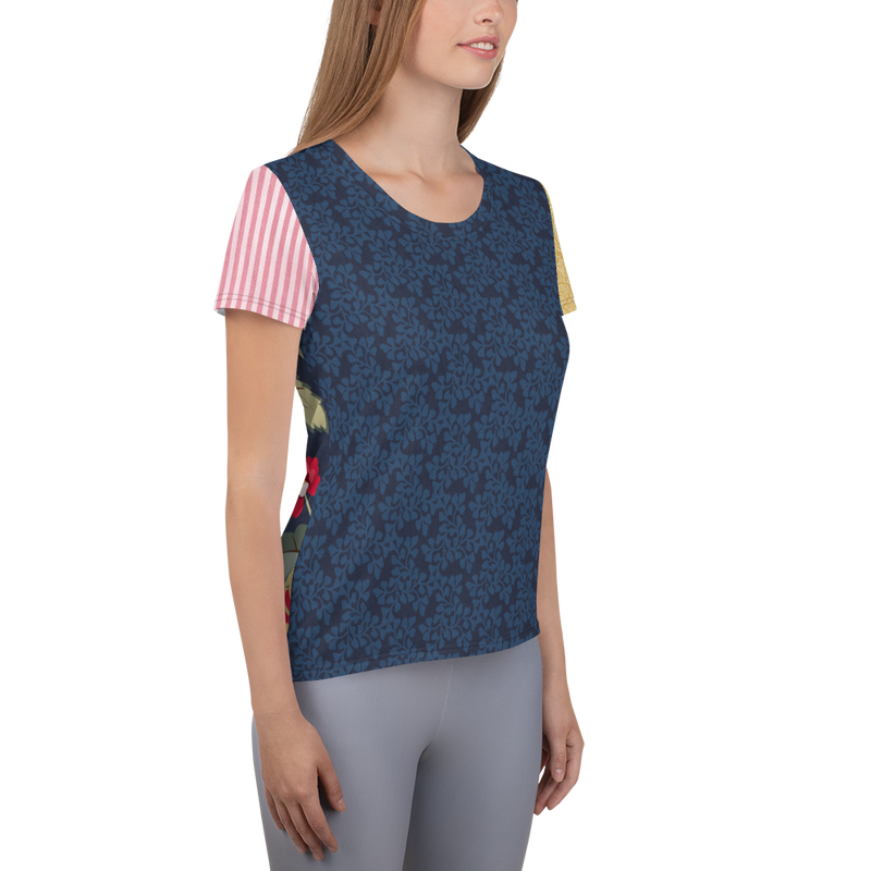 Country Rose Jacquard Athletic Top