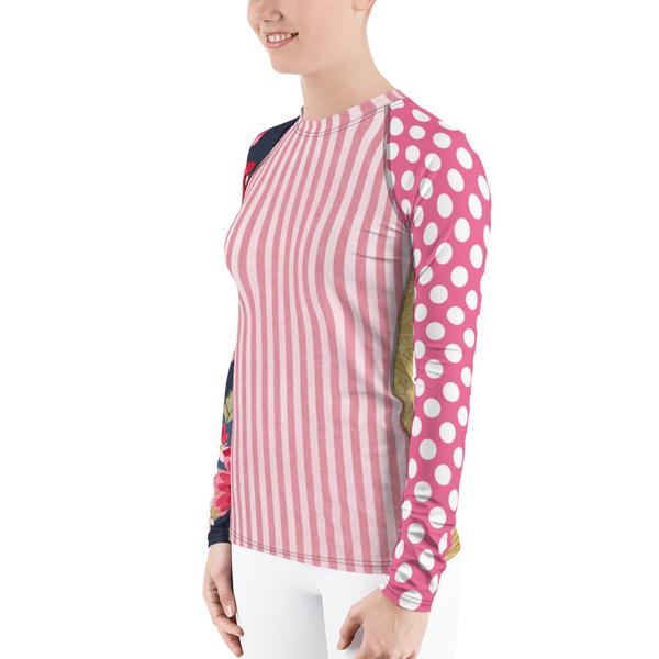 Country Rose Stripe Rash Guard – Club Bedlam