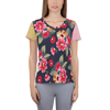 Country Rose Floral Athletic Top