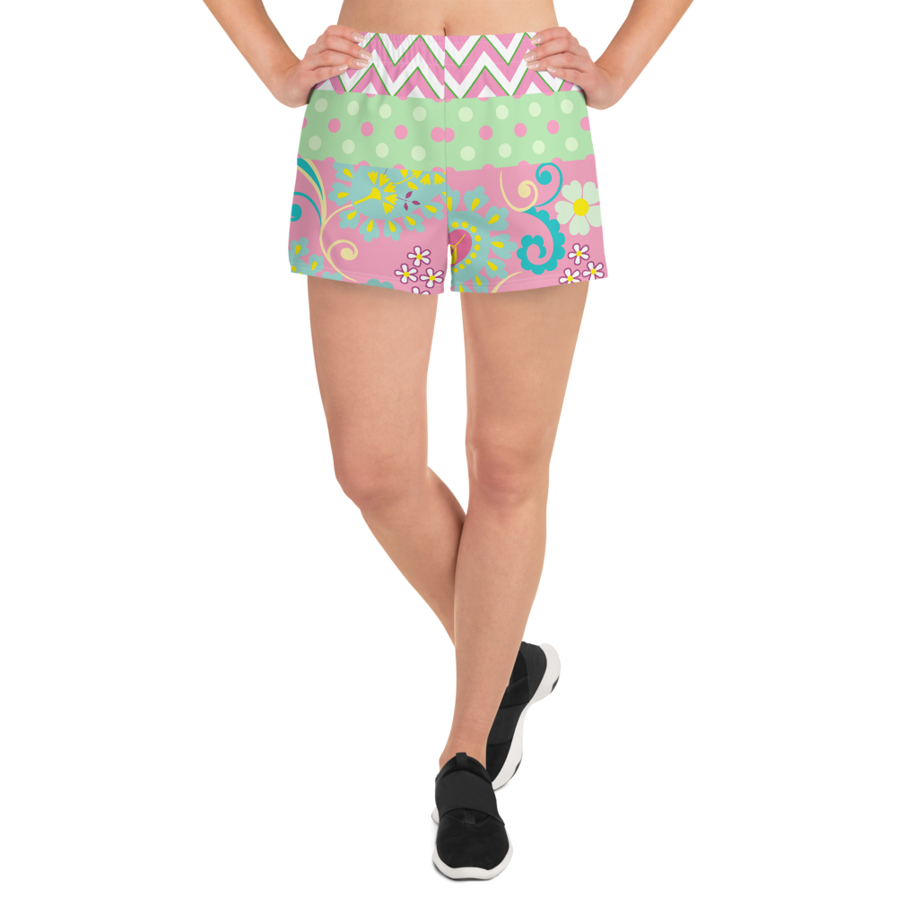 Pink Kelsey Athletic Shorts